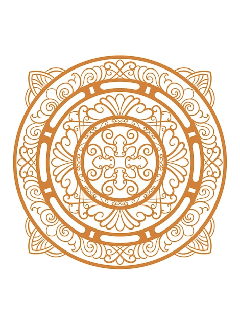 Ornamental mandala design background