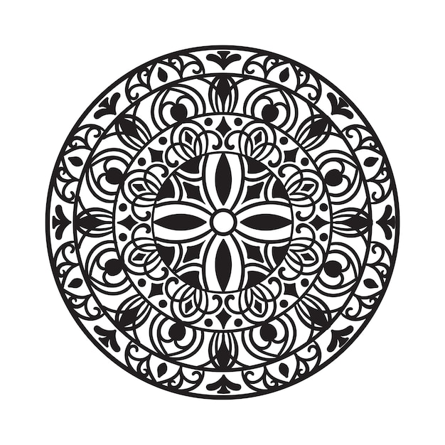 ornamental mandala illustration vector design