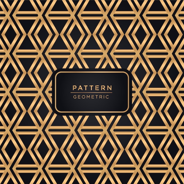 Ornamental pattern background in gold color