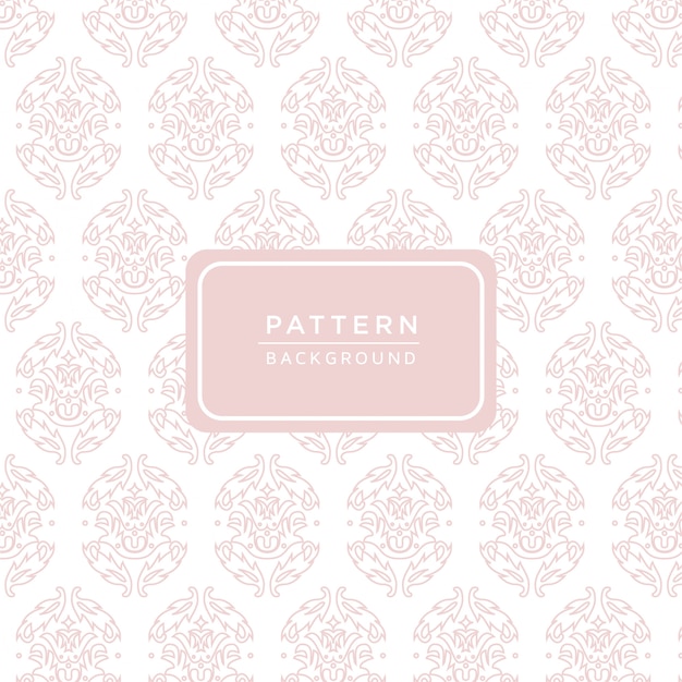 Vector ornamental pattern background for wedding invitation