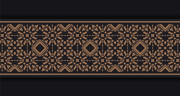 ornamental pattern border Design Template