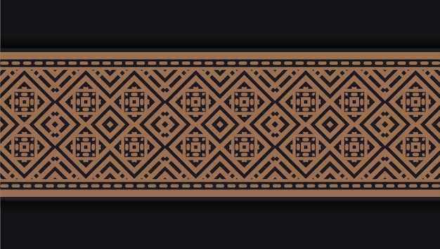 ornamental pattern border Design Template