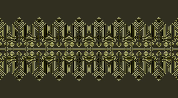 Ornamental pattern border Design Template