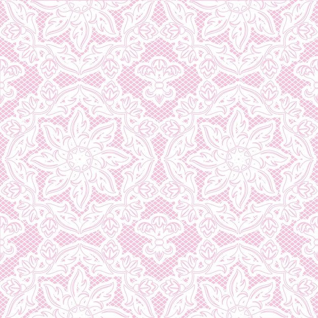 Ornamental pink pattern