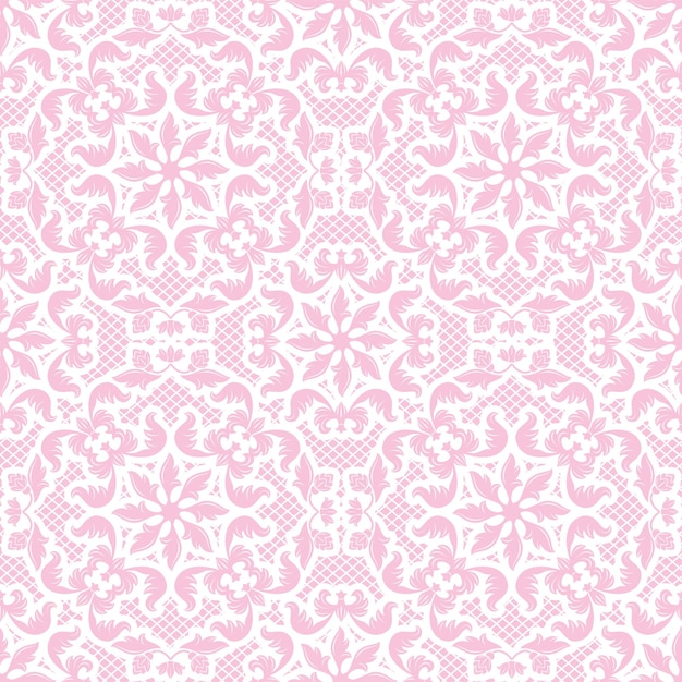 Ornamental pink pattern