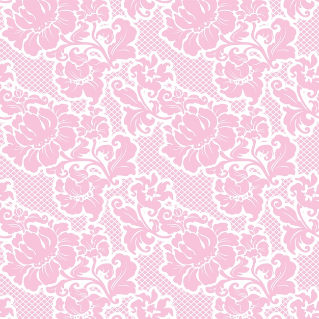 Ornamental pink pattern