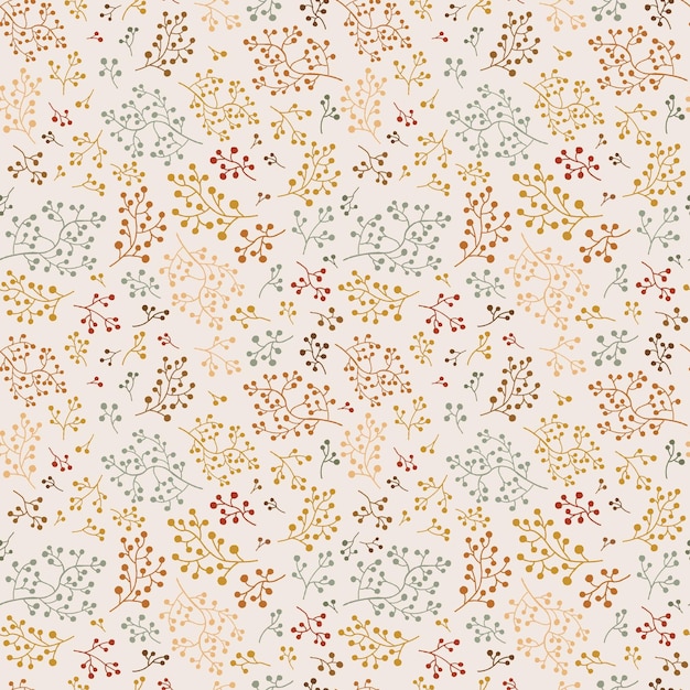 Ornamental plant pattern.