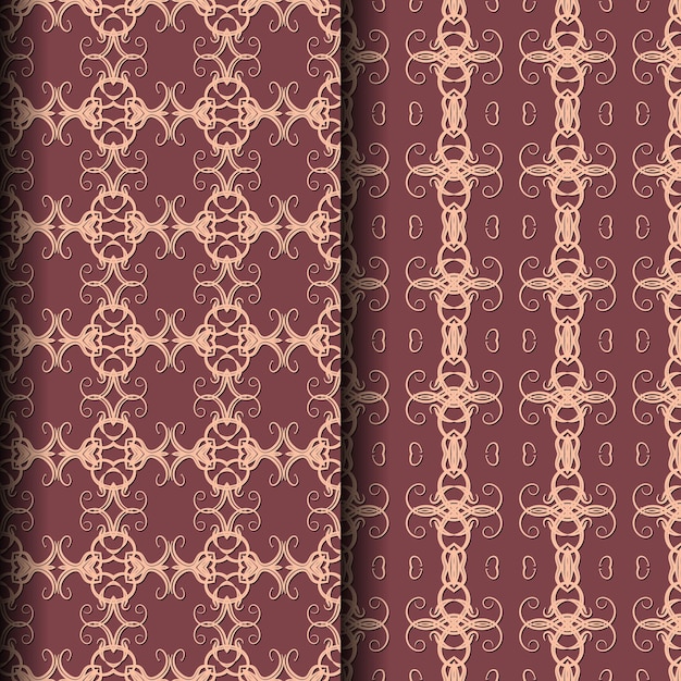 Ornamental seamless pattern background