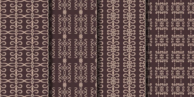 Ornamental seamless pattern background