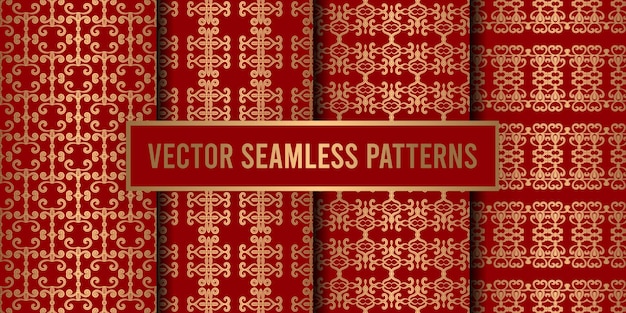 Ornamental seamless pattern background