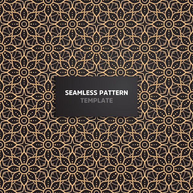 Vector ornamental seamless pattern, lace collection