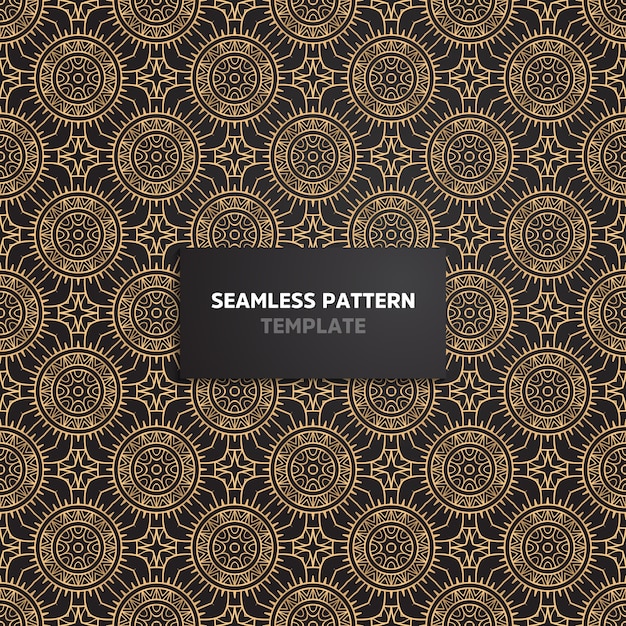Ornamental seamless pattern, lace collection