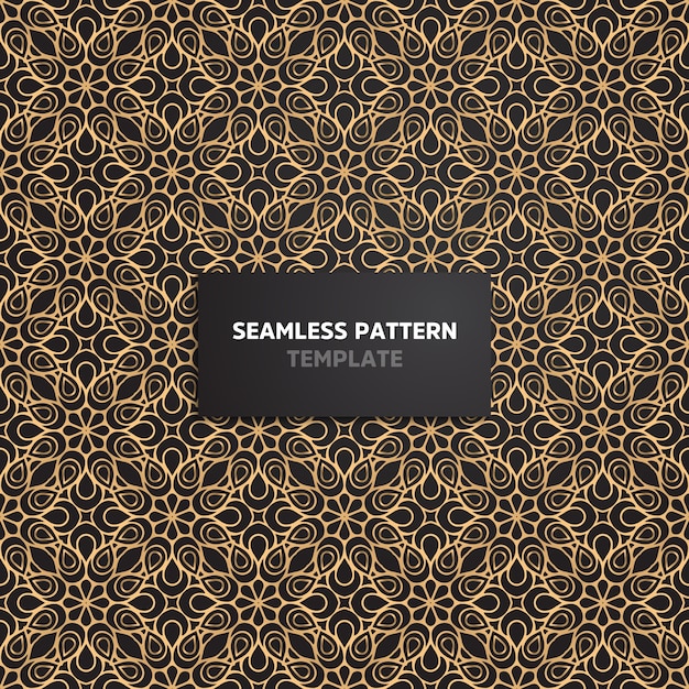 Ornamental seamless pattern, lace collection