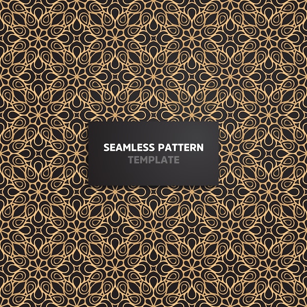 Ornamental seamless pattern, lace collection