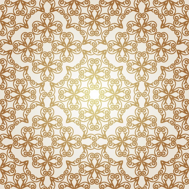 Ornamental seamless pattern in Victorian style