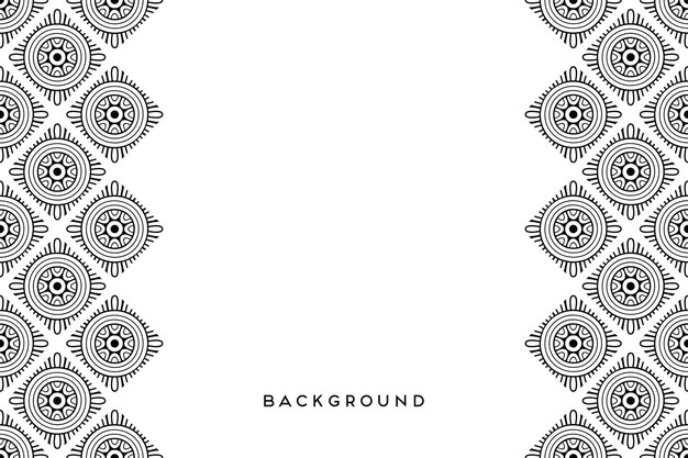 Ornamental tiled borders background.