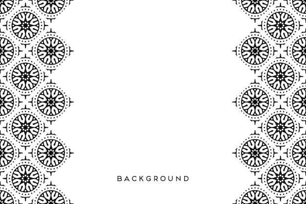 Ornamental tiled borders background.