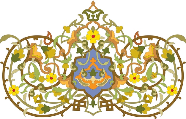 ornamentontwerp van islamitische kalligrafie