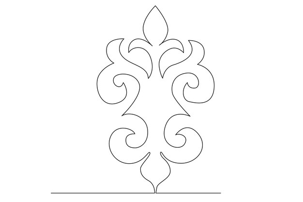 ornaments one line concept