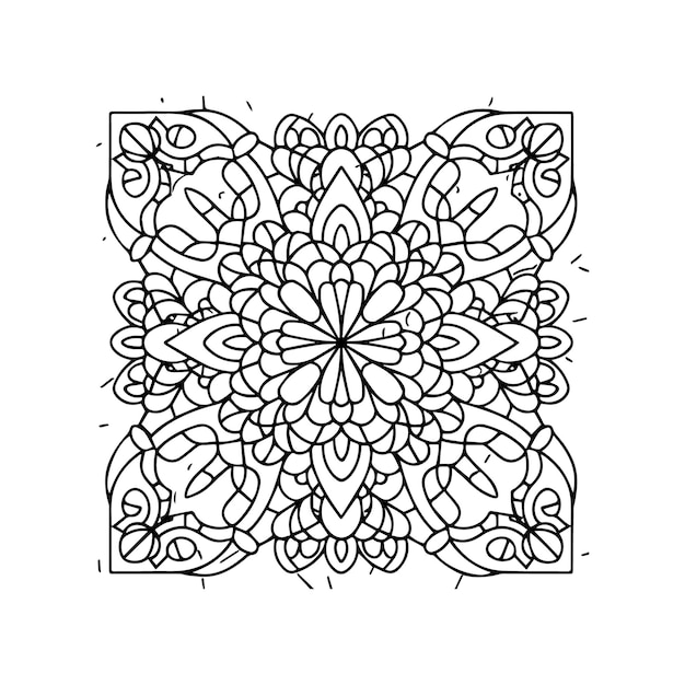 Ornate objects coloring pages Ornate objects outline for coloring book