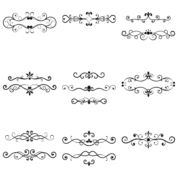 Ornate Swirl Dividers