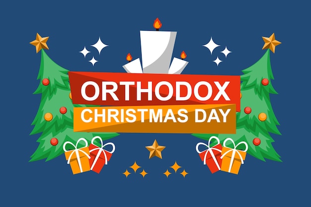 Orthodox Christmas Day background