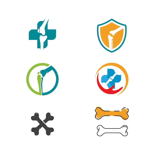 Orthopedic vector icon design illustration template