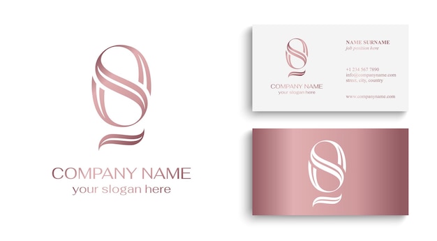OS logo of SO monogram OS brief logo sjabloon elementen persoonlijk monogram Vector elegant logo