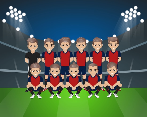 Vector osasuna voetbalteam