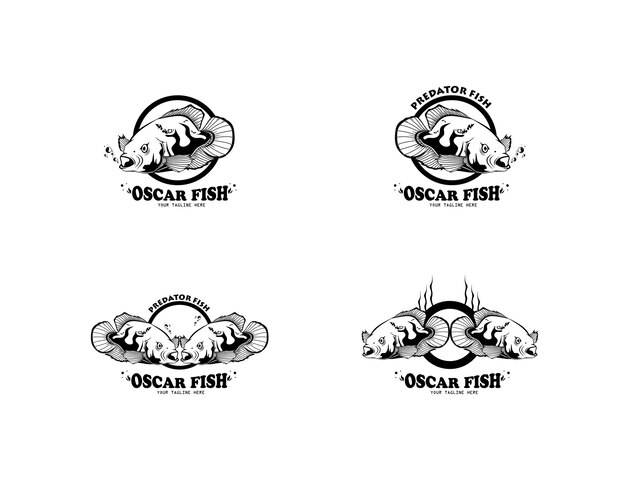 Set da collezione logo pesce oscar