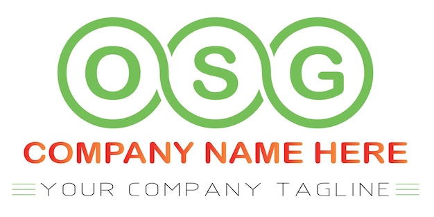 Vector osg brief logo ontwerp