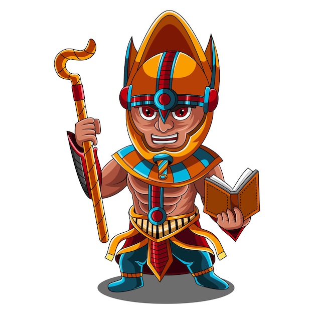 Osiris chibi mascotte logo