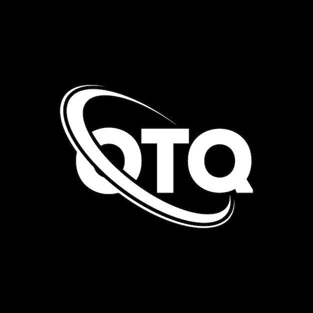 OTQ 로고: OTQ 문자 OTQ 글자 로고 디자인 초기 OTQ 로그는 원과 대문자 모노그램 로고 OTQ 기술 비즈니스 및 부동산 브랜드를 위한 타이포그래피