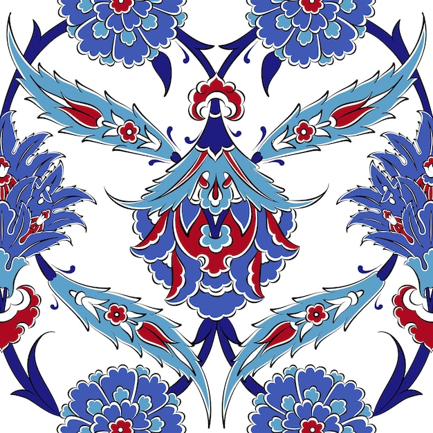 Ottoman ancient Turkish patterns, motifs