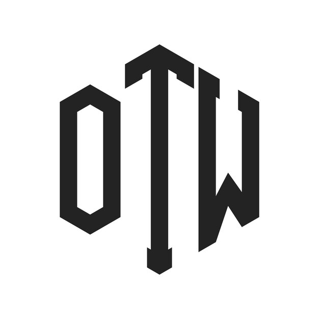 OTWのロゴデザイン: オリジナル・レターモノグラム六角形のロゴ