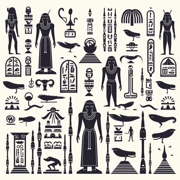 Vector oude egyptische cultuur