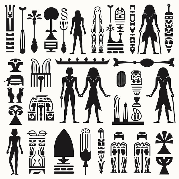 Vector oude egyptische cultuur