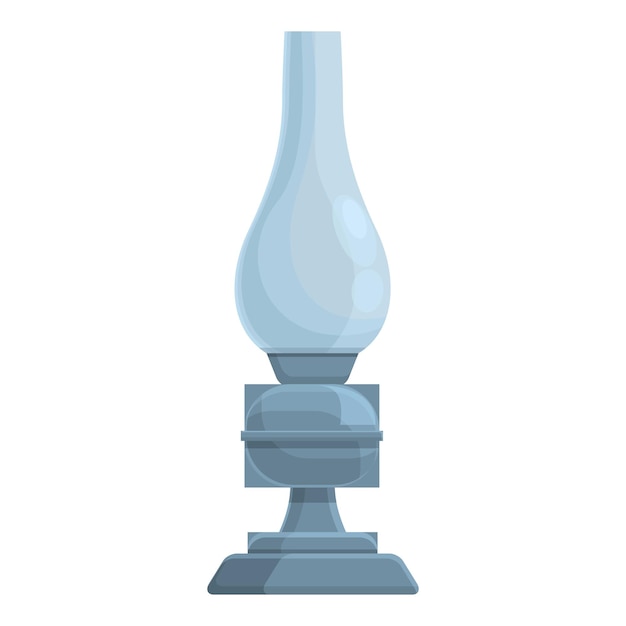 Oude kerosine lamp pictogram Cartoon en plat van oude kerosine lamp vector pictogram voor webdesign geïsoleerd op een witte achtergrond