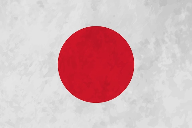 Oude vintage vlag van japan.