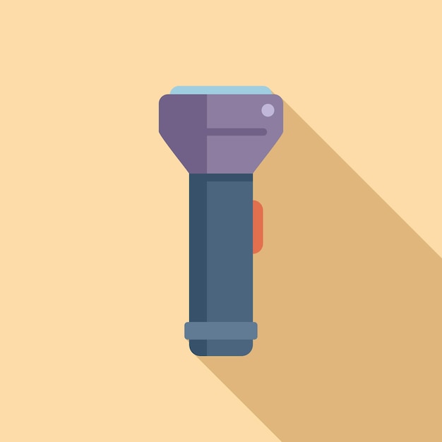 Oude zaklamp pictogram platte vector Reisuitrusting Vakantietoerisme