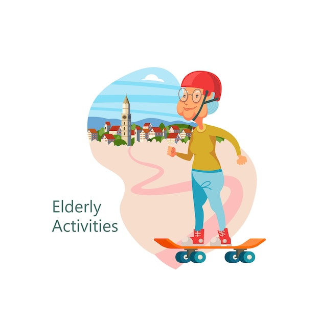 Oudere mensen die een actieve levensstijl leiden. Oude mensen sporten.