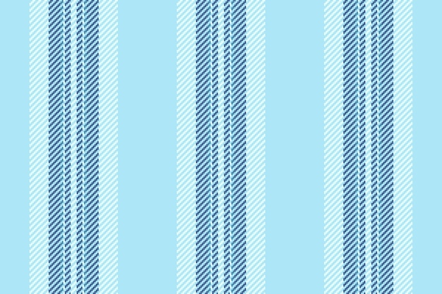 Oudmodieuze naadloze achtergrondtextuur werppatroon lijnen stof Zuivere textiel verticale streep vector in cyan en lichte kleuren