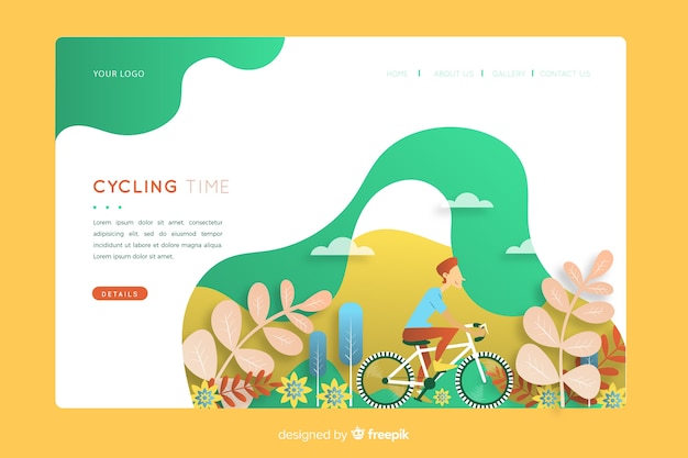 Outdoor activities landing page