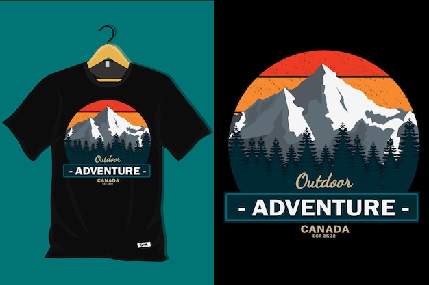 Outdoor Adventure Canada T-shirtontwerp