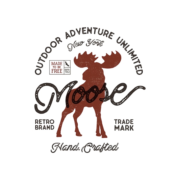 Vector outdoor adventure logo