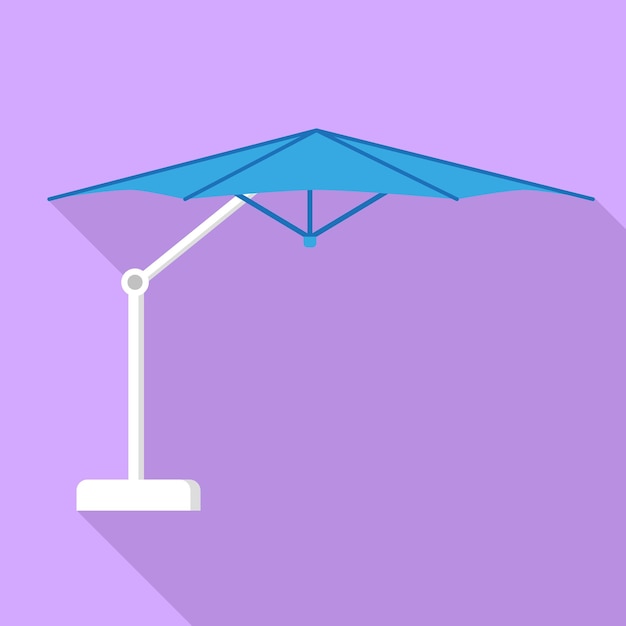 Outdoor awning icon Flat illustration of outdoor awning vector icon for web design