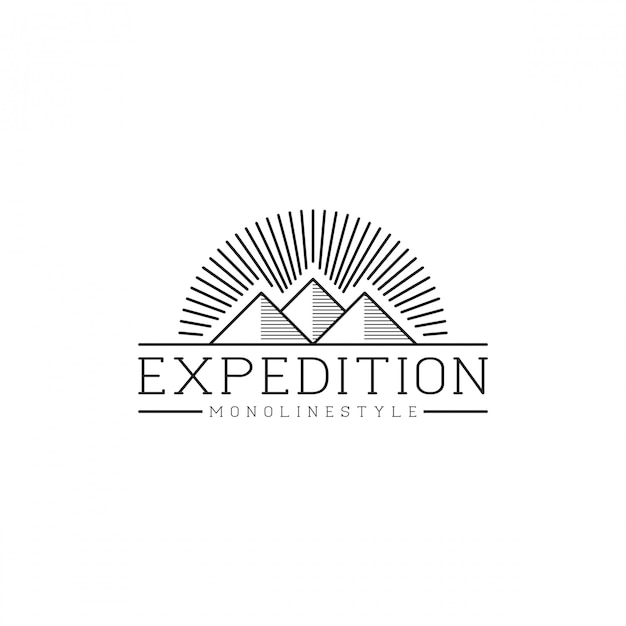 Outdoor mountain logo