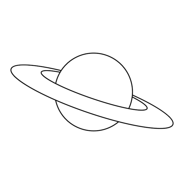 Outer space icon vector illustration