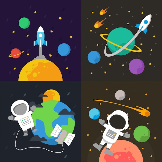 Outer space illustration