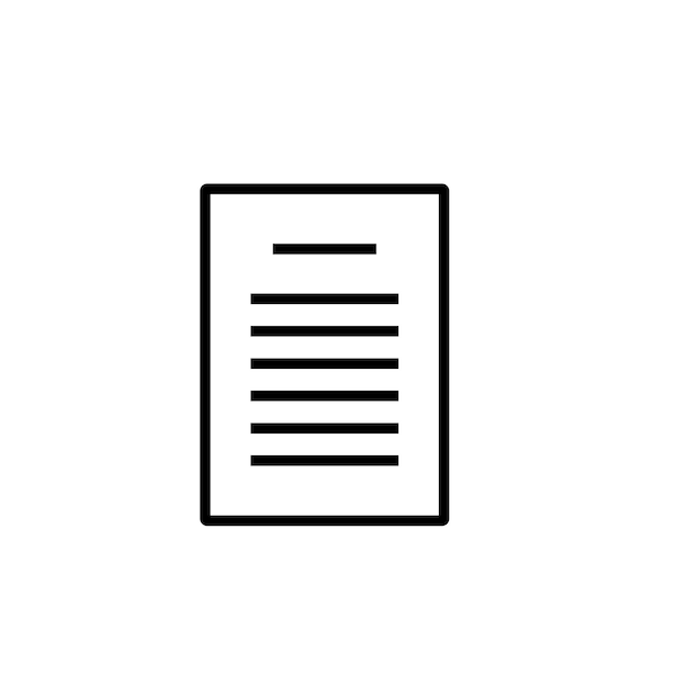 Иконка Контур файла документа